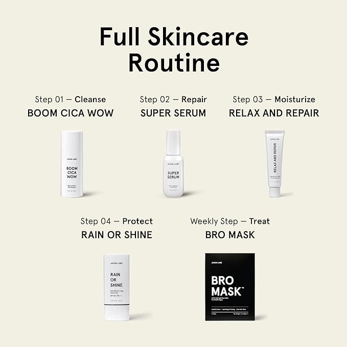 JAXON LANE BRO MASK Korean Face Mask for Men: Premium Mens Face Mask Skin Care & Facial Anti Aging Sheet Masks with Hydrogel, Vitamin C, Hydrating Hyaluronic Acid, Hydrolyzed Collagen (2 X 4 Pack)