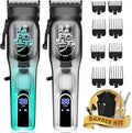 DSP Professional Hair Clipper for Men, Brushless Motor with 4CR DLC+Ceramic Blade, Rechargeable Cordless Hair Cutting Kit- Gift for Men, Pack of 2