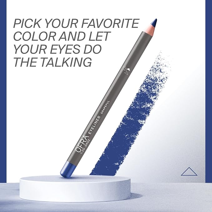Ofra Eyeliner Pencil - Grapeful | Precision Purple for Bold, Long-Lasting Looks | Waterproof Smudge-Proof Formula | Easy Glide Application for Intense Definition and All-Day Wear