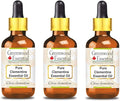 Greenwood Essential Pure Clementine Essential Oil (Citrus Clementina) with Glass Dropper Steam Distilled (Pack of Three) 100ml X 3 (10.1oz)