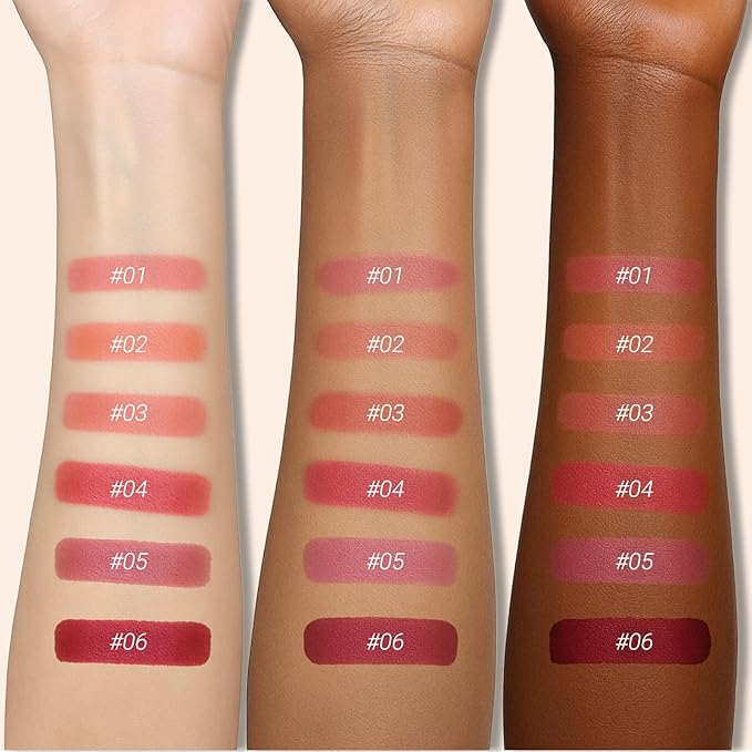 Erinde Matte Lipstick Lip Liner Crayon for Women, 24 Hour Lipstick Lip Liner Pencil, Neutral Lip Stick Lipliner Waterproof Long Lasting Smudge Proof, Vegan & Cruelty-Free, 04 Tomato Coral