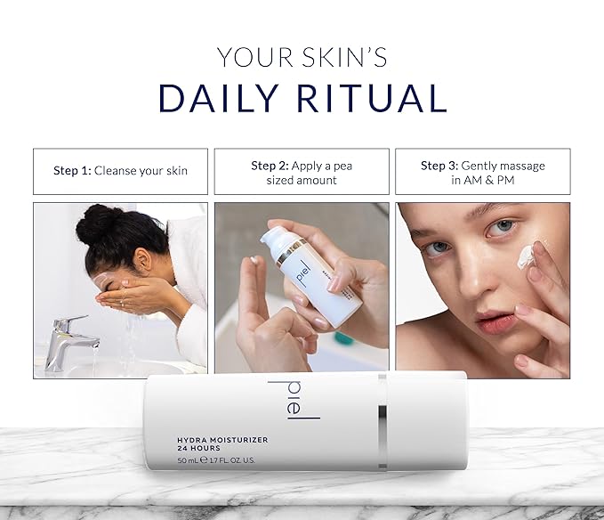 Hydra Moisturizer 24Hrs – Lightweight Facial Cream with Beta Glucan & Niacinamide – Moisturizer for All Skin Types – For Women & Men 50Ml /1.7 Oz