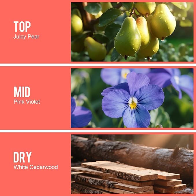 Perfume - No.10，Body Spray For Women（Eau De Perfum） Hair & Body Fragrance Mist（Juicy Pear +Pink Violet +White Cedarwood） Perfumes For Women（3 fl oz）