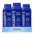 Harry's Men's Body Wash - Stone - (3 Pack) 18 fl oz - Shower Gel for Men - No Parabens, Sulfates, or Dyes