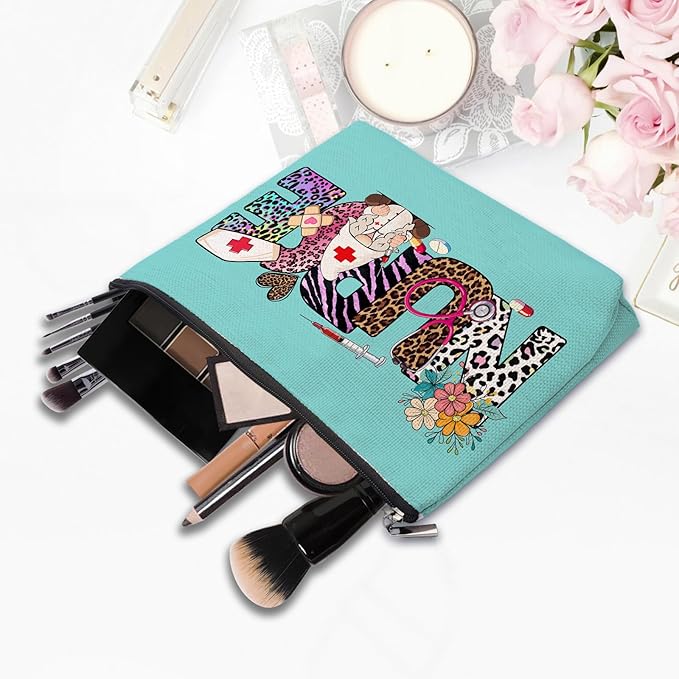 Nurse Gifts for Women Makeup Bag, Gifts for Nurses Female, Nurse Accessories Bag for Work, Nursing Essentials for Nurses, Best New Nurse Gifts Supplies Pouch