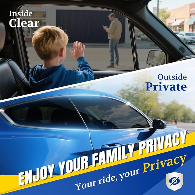 ARANA Ceramic Window Tint Car 50% Percent, Automotive 50% Window Tints Professional Privacy Film for Car Trucks, Heat Control 99% UV Block Anti Glare & Scratch 24" in x 15'Ft