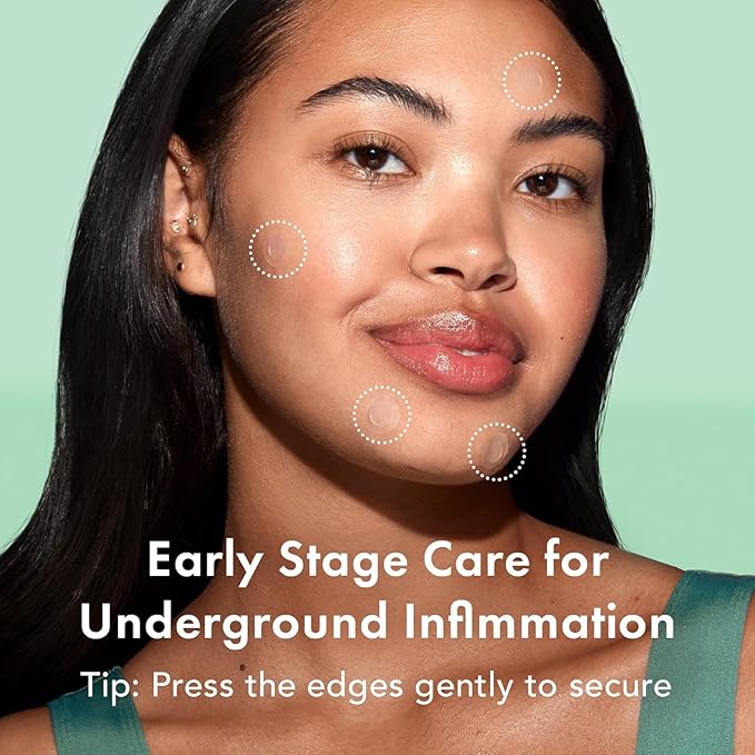 Rael Pimple Patches, Miracle Microcrystal Spot Cover - Hydrocolloid Acne Pimple Patch with Tea Tree Oil, Early Stage Zits and Blemish, Korean Skin Care (9 Count)