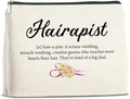 Hairstylist Makeup Bag Gifts for Hair Stylist Hairdresser Hairapist Cosmetic Bag Zipper Makeup Pouch