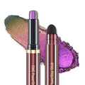 CHARMACY Duochrome Glitter Eyeshadow Stick, Chameleon Metallic Shimmer Smoky Eye Shadow, Long-Lasting Water-Resistant Formula, High Pigmented, Built-in Smudger #07