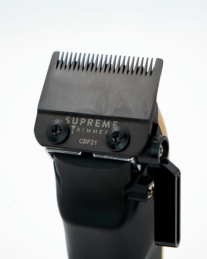 Supreme Trimmer Darkstar 72 Clipper with Magnetic Vector Motor | 180 Min Run Time, 9000 RPM Barber Hair Clipper | Low Noise, Professional Clipper DLC Blades | STC72