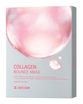 JAYJUN Collagen Bounce Mask (10 Sheets) – Firming & Plumping with French Marine Collagen 0.77 fl. oz.