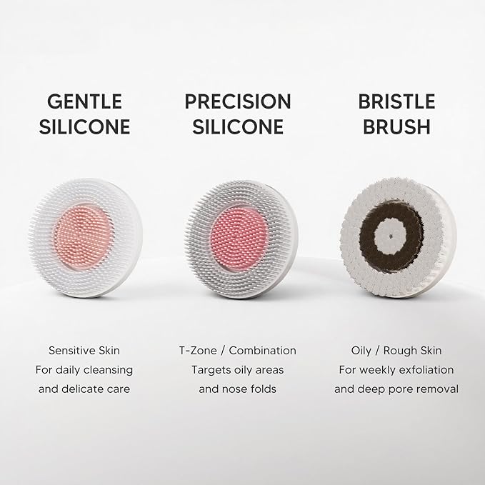 Double Directional Rotating Teenage Cleansing Brush, deep Pore Cleaning Rechargeable Waterproof Cleansing Brush, Trendy Stuff Christmas Gifts/Stocking Stuffer