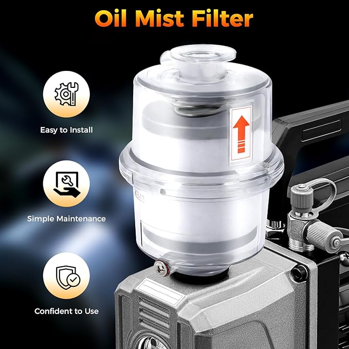 95% Efficiency Oil Mist Filter, Vacuum Pump Filter - Image 5