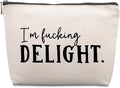 Funny Gag Gifts for Women Travel Cosmetic Bag, Funny Gifts for Friends Christmas Farewell Friendship Gifts for Women Friends Sister Coworkers Travel Makeup Bags