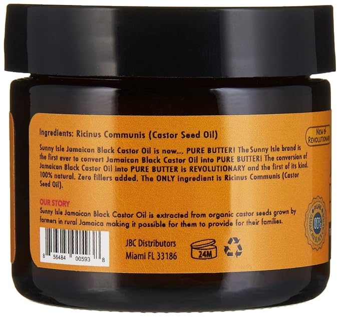 Sunny Isle Jamaican Black Castor Oil Pure Butter 2oz