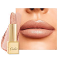 Oulac Matte Pinky Nude Lipstick with Glow Metallic Finish - Vegan Lipstick for Women, Creamy Texture, Hydrating Clean Beauty Formula, High-End Magnetic Hook Design, GM02 Ethereal