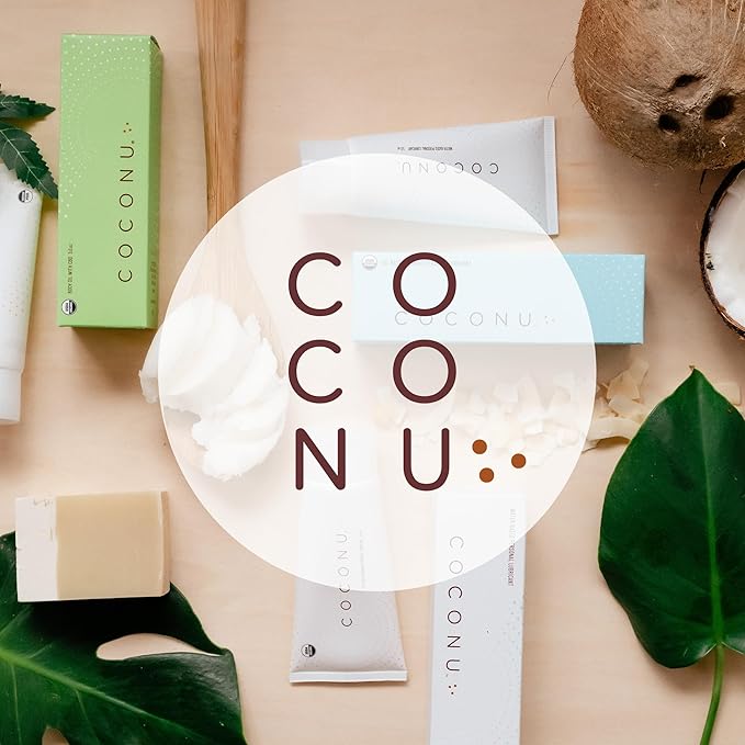 Coconu Hemp Infused Moisturizing Oil | Organic Coconut Oil Formula | Nourishing Skin Oil | Fragrance-Free | 3 oz