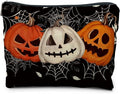 Halloween Makeup Bag, Halloween Gifts for Women Her Girlfriend, Halloween Spider Pumpkin Cosmetic Bags for Women, Dark Academia Makeup Pouch, Horror Makeup Bag