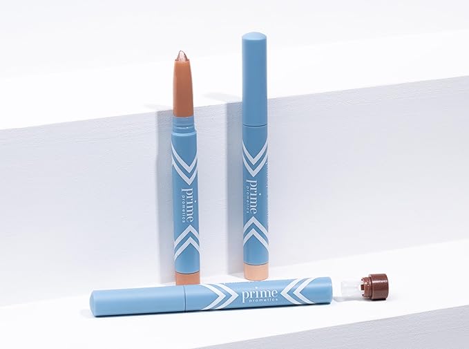 PRIME PROMETICS PrimeEyes Eye Brightener for Mature Women – Creamy Eye Shadow Sticks – Easy Application, Quick Eye Lift Effect – Hypoallergenic, Long Wear, Water-Resistant (Violeta)