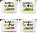 4pcs Pickleball Gifts Makeup Bag, Ball Player Cosmetic Bag Ball Lover with Zipper Pouch Accessories Pickleball Lover Gifts for Women Girls Mom Fans Player Friendship Travel Cosmetic Pouch
