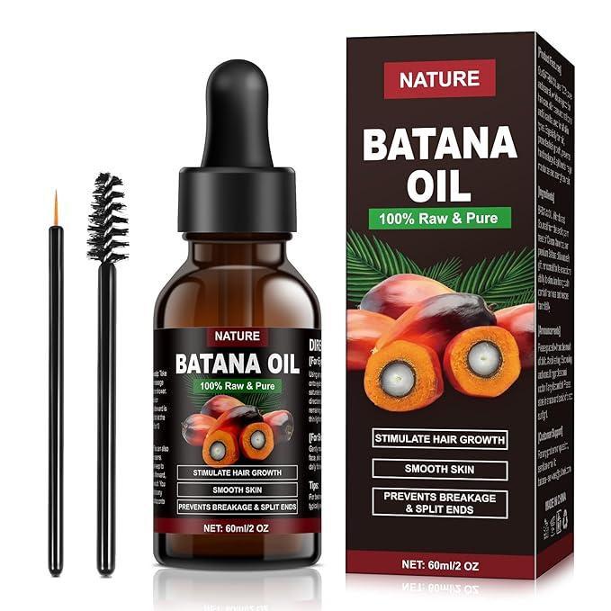Batana Oil for Hair Growth - Organic Batana Oil for Hair Growth All Types from Honduras, Hair Growth Oils for Growth & Treatment|Enhances Radiance & Nourishment Hair Oil