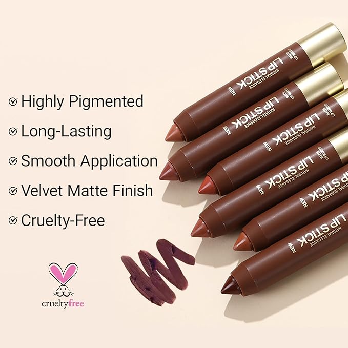 Erinde Matte Lipstick Lip Liner Crayon for Women, 24 Hour Lipstick Lip Liner Pencil, Neutral Lip Stick Lipliner Waterproof Long Lasting Smudge Proof, Vegan & Cruelty-Free, 04 Tomato Coral