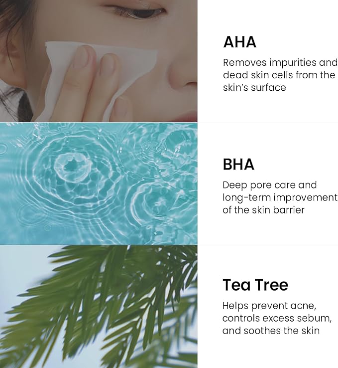 coxir AHA + BHA Pore Clearing Toner l All Skin Types, Purifying, AHA, BHA, Daily Pore Care,k Beauty Skincare [150ml,5.07fl.oz]