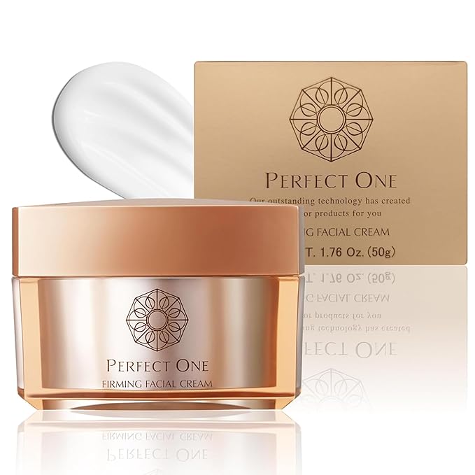 PERFECT ONE Firming Face Cream – Anti-Aging Collagen Moisturizer with Hyaluronic Acid, Niacinamide, and Squalane for firmer, brighter hydrated skin – All-in-One Skin Tightening Facial & Eye Cream, 50g