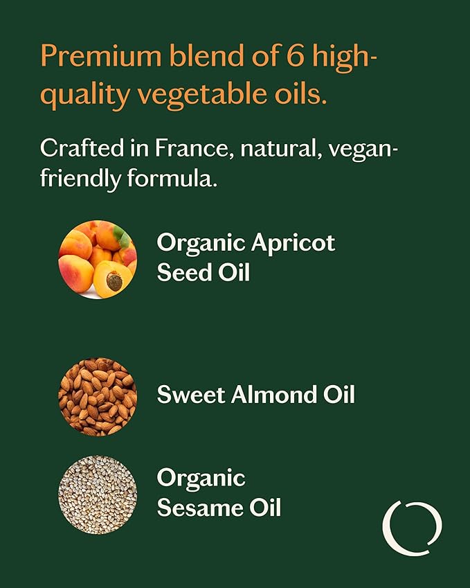 Livedrops 24/7 Unscented Carrier Oil for Essential Oils – Skin Safe, Vegan, Odorless, Fast Absorbing – Mix for Dilution, Massage, Hair & Face Care – Crafted in France – Clinically Tested