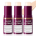 3pcs Calcium Volume Multi Balm,Calcium Multi Balm,Wrinkle Core Stick，Korean Collagen Moisturing Stick, Anti-aging, Hydrating, Almond & Vitamin E for Lip Balm Eye Cream Neck