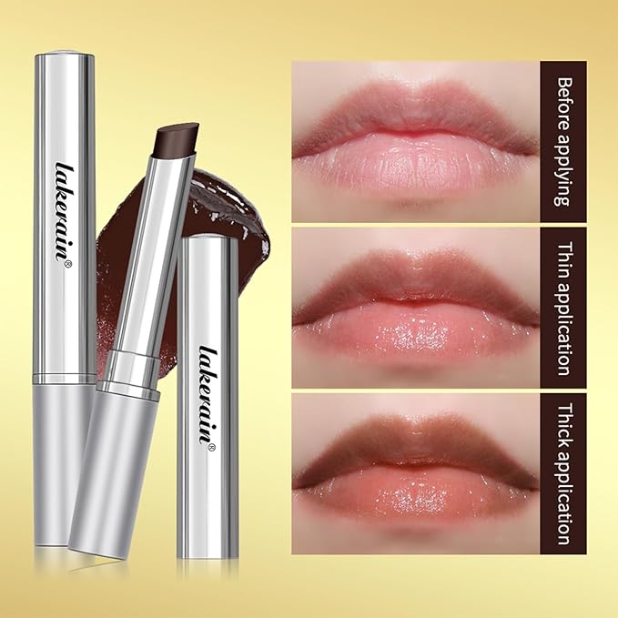WEEMAY Honey Noir Lipstick, Deep Moisturizing Black Cherry Tint Lip Balm, Nourishing Honey Noir Lipgloss, Black Lip Gloss, Hydrating Lipgloss for All Skin Tones