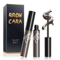 Brow Tattoo Peel Off Tint - Eyebrow Gel Tint with Eyebrow Stencils Long-Lasting Makeup, Brow Gel Eyebrow Tattoos Waterproof, Eye Brow Pencils Create Full Voluminous Brows for Women (Gray Brown)