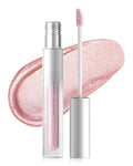 Diamond Sheer Pink Lip Gloss, Matte Metallic Shimmer Non-Stick Lipgloss, Long-Lasting Waterproof Smudge Proof Liquid Lipstick, Sparkle Lip Tint Stain,Thanksgiving Makeup Gift for Women Girl-02