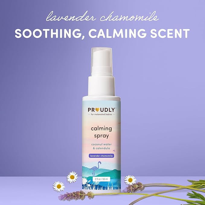 PROUDLY Calming Spray by Gabrielle Union & Dwyane Wade, Gentle Room, Linen & Skin Mist, Sleep Mist with Natural Fragrance, Lavender & Chamomile, 2-Pack (2 oz each)