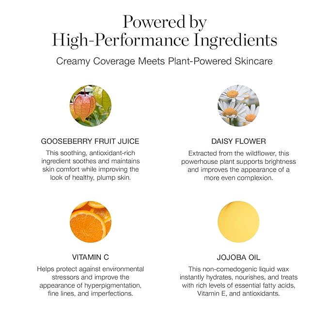 Ogee Complexion Perfecting Liquid Foundation - Lightweight Tinted Moisturizer For Face (Larch 2.25C - Light Medium, Beige Undertones) - with Vitamin C & Jojoba Oil - Certified Organic & Made in USA