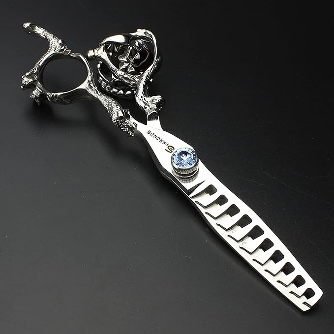 6/7/8/9 Inches Professional Hairdressing Scissors Set,Stainless Steel Hairdressing Scissors for Women & Men… (6 inch cutting scissors)