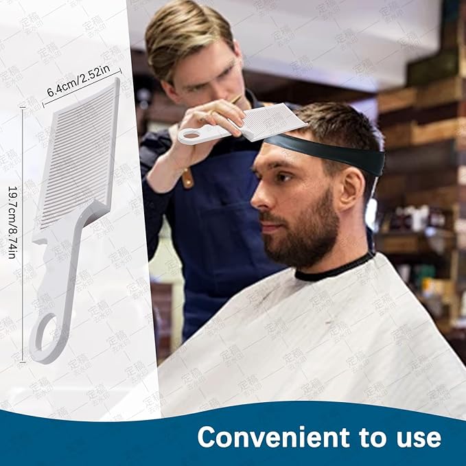 5PC， fading trimming comb, fading comb, self hair cutting tool, men's self hair cutting kit, very suitable for professionals and families to use.