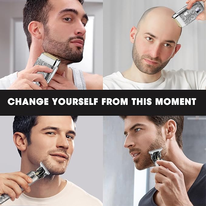 Foil Shavers for Men Electric Razor, Clippers and Trimmer for Men with LED Display, Waterproof