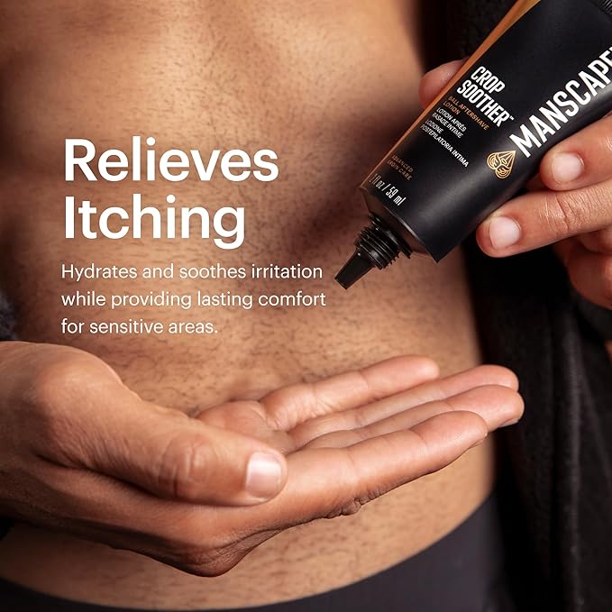 MANSCAPED® Grooming Essentials 3.0 Plus Routine with The Lawn Mower® 3.0 Plus Men's Groin Hair Trimmer, Crop Preserver® Ball Deodorant, Crop Cleanser®, Crop Soother™ Aftershave, Shed 2.0 Toiletry Bag