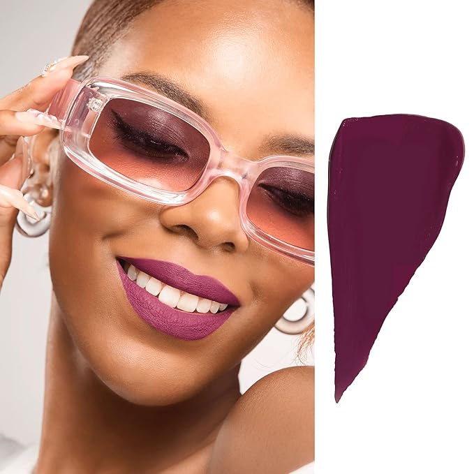 Gerard Cosmetics HydraMatte Liquid Lipstick Wine Down, Wine Lipstick with Matte Finish, Long Lasting and Non Drying, Super Pigmented Fully Opaque Lip Color