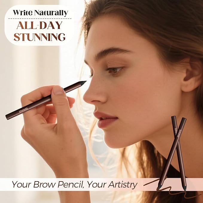 Eyeliner Pencil, Long Lasting Smudge-Proof Professional Eyeliner, Smooth and Easy to Apply, Effortlessly Create Any Look (Plum Color)
