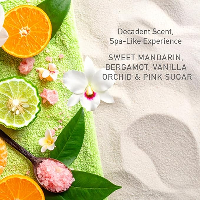 NATURE WELL Dreamy Radiating Shimmer Body Cream, Lightweight, Quick-Absorbing Formula, Delivers Hydration & A Subtle Glow, Scented with Sweet Mandarin, Bergamot, Vanilla Orchid & Pink Sugar, 12 Oz