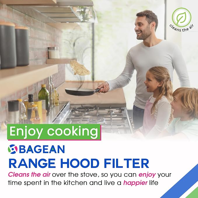 Bagean Stove Hood Vent Filters 9.9" x 11.7" 97007894 Compatible - Image 6