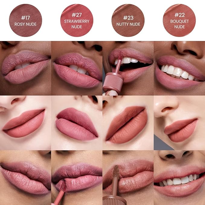 Peripera Ink the Velvet Lip Tint - High Pigment Color, Longwear, Weightless, Not Animal Tested, Gluten-Free, Paraben-Free (021 VITALITY CORAL RED)