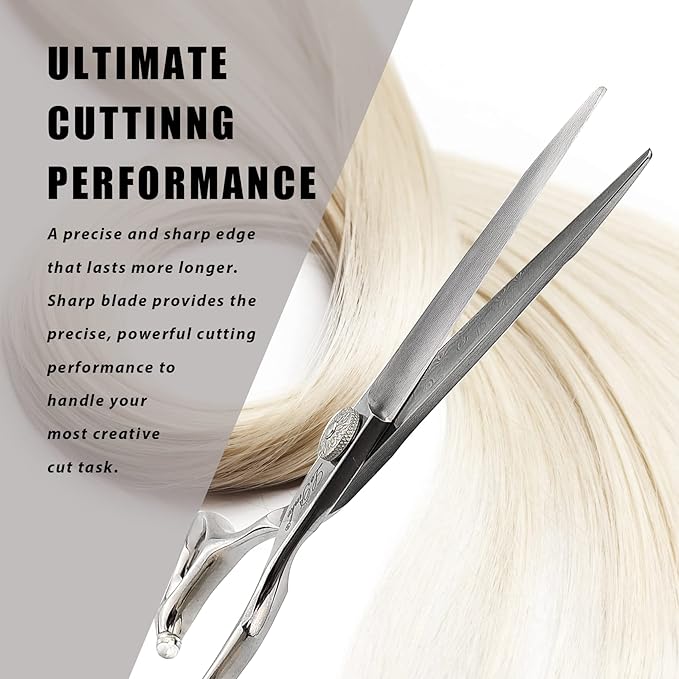 LePinko Premium Damascus Steel Hair Cutting Scissors, 6.0 Inch Master Level Hair Texturizing Shears For Hairstylist, Hairdresser, Studio, Salon, Barber