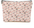 Vintage Daisy Flowers Makeup Bag Floral Cosmetic Bag Friend Friendship Gifts for Women Girls Sister Coworker Auntie Botanical Travel Organizer Zipper Pouch Christmas Thanksgiving Birthday Gifts