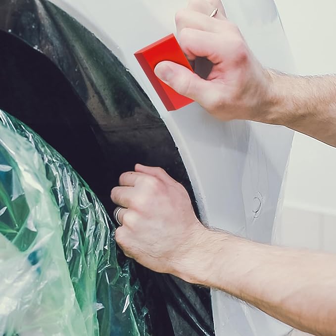 TOPZEA 25 PCS Car Window Tint Application Tools Kit, Easy-to-Use Vehicle Window Tinting Tools Glass Protective Film Installation Kits Includes 17oz Spray Bottle, Vinyl Wrap Squeegees, Knifes for Home
