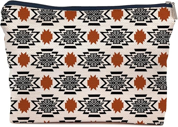 IWXYI Western Makeup Bags With Zipper - Travel Toiletry Gifts For Women