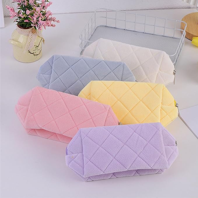 Makeup Bag Small Cosmetic Bags for Purse Women Girls Y2k Checkered Simple Make Up Pouch