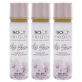 So...? Unique Body Mist - White Blossom for Women - 5.1 oz Body Mist - Pack of 3